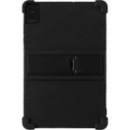 Microcase Samsung Galaxy S10 Lite 10.9 Inch Tablet Için Standlı Silikon Kılıf - AL4363 - Siyah
