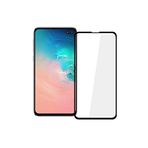 Microcase Samsung Galaxy S10 Plus 3D Curved Çerçeveli Tempered Ekran Koruyucu - Siyah