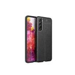 Microcase Samsung Galaxy S21 Fe Leather Tpu Silikon Kılıf - Siyah
