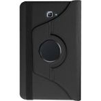 Microcase Samsung Galaxy Tab A T580 T585 T587 10.1 inch Tablet 360 Derece Döner Standlı Deri Kılıf - Siyah