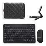 Microcase Samsung Galaxy Tab A11 8.7 inch tablet için Çanta+Türkçe Bluetooth Klavye+Mouse+Tablet Standı-AL8124