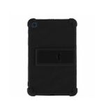 Microcase Samsung Galaxy Tab A7 Lite 2021 8.7 İnch T220 T225 Standlı Silikon Kılıf - Siyah