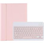 Microcase Samsung Galaxy Tab A9 Plus LTE SM-X218 11'' Tablet ile uyumlu Bluetooth Klavyeli Standlı Kılıf - BKK4 Pembe