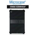 Microcase Samsung Galaxy Tab S6 Lite Sm-p610 P610 10.4 İnch Tablet Standlı Silikon Kılıf - Siyah
