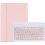Microcase Samsung Galaxy Tab S6 Lite SM-P620 10.4 Inch Tablet ile Uyumlu Bluetooth Klavyeli Standlı Kılıf - Bkk4 Pembe