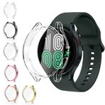 Microcase Samsung Galaxy Watch 4 40mm Önü Kapalı Tasarım Silikon Kılıf - Gold