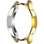 Microcase Samsung Galaxy Watch 4 Classic 46mm Önü Açık Tasarım Silikon Kılıf - Gold