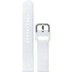 Microcase Samsung Galaxy Watch 46 mm için Silikon Kordon Kayış - KY9 (Beyaz)