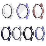 Microcase Samsung Galaxy Watch 5 40 mm Ekran Korumalı Sert Rubber Kılıf - AL3173 (Şeffaf)