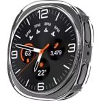 Microcase Samsung Galaxy Watch 8 40mm Önü Açık Tasarım Rubber Silikon Kılıf - AL3172 (Şeffaf)