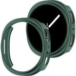 Microcase Samsung Galaxy Watch 8 40mm Önü Açık Tasarım Rubber Silikon Kılıf - AL3172 (Yeşil)