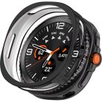 Microcase Samsung Galaxy Watch 8 Classic 46mm Önü Açık Tasarım Rubber Silikon Kılıf - AL3172 (Siyah)