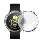 Microcase Samsung Galaxy Watch Active 2 40 mm Önü Kapalı Tasarım Silikon Kılıf - Şeffaf