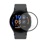Microcase Samsung Galaxy Watch FE Tam Kaplayan Kavisli Ekran Koruyucu 3D Pet Film - Siyah AL3385