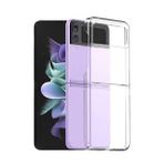 Microcase Samsung Galaxy Z Flip4 Sert Kristal Kapak Kılıf - Şeffaf AL3150