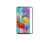 Microcase Samsung M31s Tam Kaplayan Çerçeveli Tempered Ekran Koruyucu - Siyah