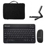 Microcase Samsung S10 FE Tablet Uyumlu Çanta+Türkçe Bluetooth Klavye+Mouse+Tablet Standı-Siyah AL8128