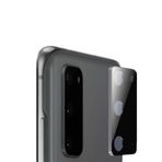 Microcase Samsung S20 Kamera Camı Lens Koruyucu Glass Metal Çerçeveli - Siyah