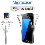 Microcase Samsung S8 Plus 360 Tpu Serisi Ön Arka Full Cover Şeffaf Kılıf