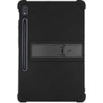 Microcase Samsung Tab S7 Plus T970 Tablet Standlı Silikon Kılıf - Siyah