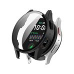 Microcase Samsung Watch 7 44mm Ekran Korumalı Sert Rubber Kılıf - AL3173 (Beyaz)