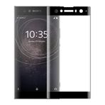 Microcase Sony Xperia XA2 Ultra 3D Curved Full Tempered Glass Cam Koruma - Siyah