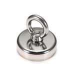 Microcase Süper Güçlü 36mm Neodyum Kurtarma Mıknatısı Yuvarlak Vidalı Pot Magnet - D36