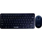 Microcase SW-500 Yuvarlak Tuşlu Taşınabilir Kablosuz Bluetoothlu Q Klavye Mouse Set AL4176