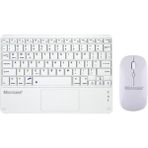 Microcase Tablet ve Telefonlar Için Bluetooth Touchpad Klavye ve Mouse Set - AL3560 - Beyaz