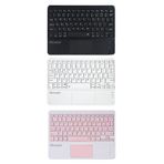 Microcase Tablet ve Telefonlar Için Şarjlı Touchpadli Türkçe Bluetooth Klavye - AL2724 - Pembe