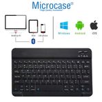 Microcase Tablet Ve Telefonlar İçin Şarjlı Türkçe Bluetooth Klavye 27 Cm - Al2736 Siyah
