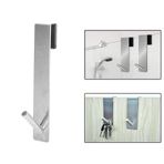 Microcase Taşınabilir Paslanmaz Çelikk Metal Banyo Duşakabin Mutfak vb. Alanlar için Dikey Askılık-AL4836 1 Adet (Siyah)