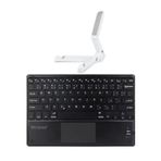 Microcase TCL NXTPAPER 14 inch için Tablet Bluetooth Touchpad Klavye 28 cm (TR Sticker) + Tablet Standı - AL2756