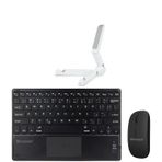 Microcase TCL NXTPAPER 14 inch Tablet için Tablet Bluetooth Touchpad Klavye 28 cm (TR Sticker) + Mouse + Stand - AL2757