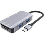 Microcase Type C 4xusb 3.0 Kart Okuyucu 6in1 USB Otg Sd/tf - AL4588 - Gri