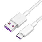 Microcase Type-c 5a Hızlı Şarj Ve Data Usb Kısa Kablo - 25 Cm Beyaz Al2712