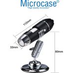 Microcase Type-C Micro Otgli 1000X Dijital Mikroskop USB Hd Cmos 8 Led Digital Microscobe AL4076