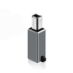 Microcase Type-C to USB B Çevirici Piano Yazıcı Adaptör - AL2848 Gri