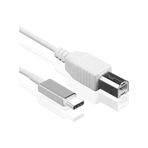 Microcase Type-C Yazıcı Kablosu Type-C To Usb B Çevirici - 1 Metr