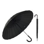 Microcase Unisex Otomatik 16 Telli Rüzgar Korumalı Rüzgarda Kırılmayan Su Geçirmez Dayanıklı Baston Şemsiye AL4664