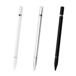 Microcase Universal Telefon Tablet iPad 2in1 Disk Uçlu Stylus Pen Dokunmatik Kalem - AL3462 (Gümüş)