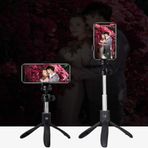 Microcase Uzaktan Kumandalı Bluetooth Selfie Çubuğu 3 Ayak 60 cm Tripod K06