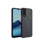 Microcase Vivo Y20 London Serisi Kılıf - Buzlu Siyah