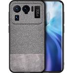 Microcase Xiaomi 11 Ultra Fabrik Serisi Kumaş Deri Desenli Kılıf