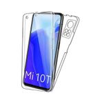 Microcase Xiaomi Mi 10T Pro 360 Ön Arka Full Cover Şeffaf Kılıf