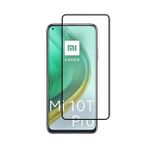 Microcase Xiaomi Mi 10T Pro Tam Kaplayan Çerçeveli Tempered Ekran Koruyucu - Siyah