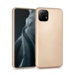 Microcase Xiaomi Mi 11 Premium Matte Silikon Gold Kılıf