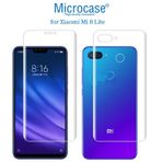 Microcase Xiaomi Mi 8 Lite Full Ön Arka Kaplama TPU Soft Koruma Film