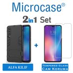 Microcase Xiaomi Mi 9 Alfa Serisi Armor Standlı Koruma Kılıf