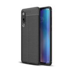 Microcase Xiaomi Mi 9 Leather Tpu Silikon Siyah Kılıf